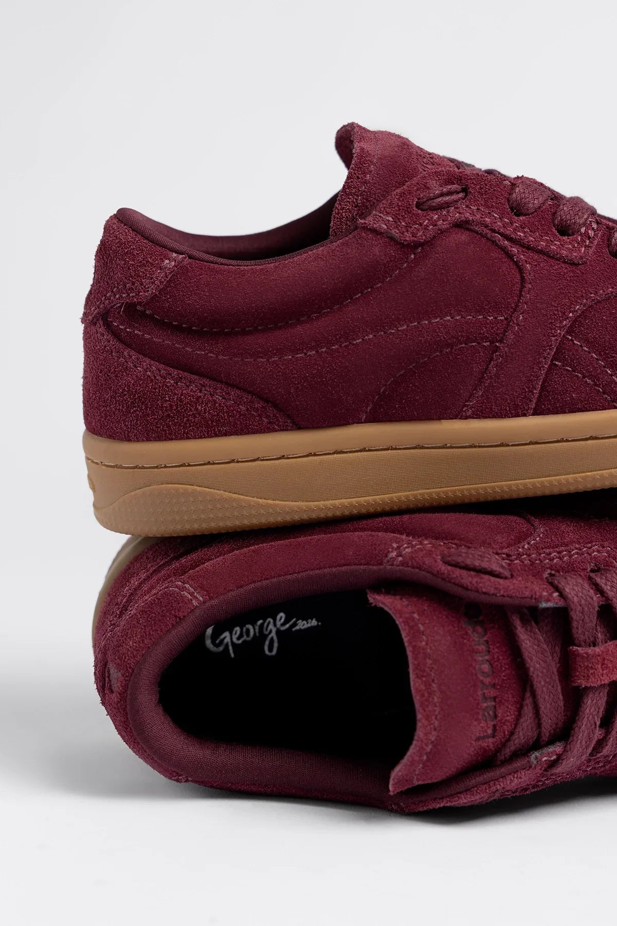 George Sneaker Burgundy Suede