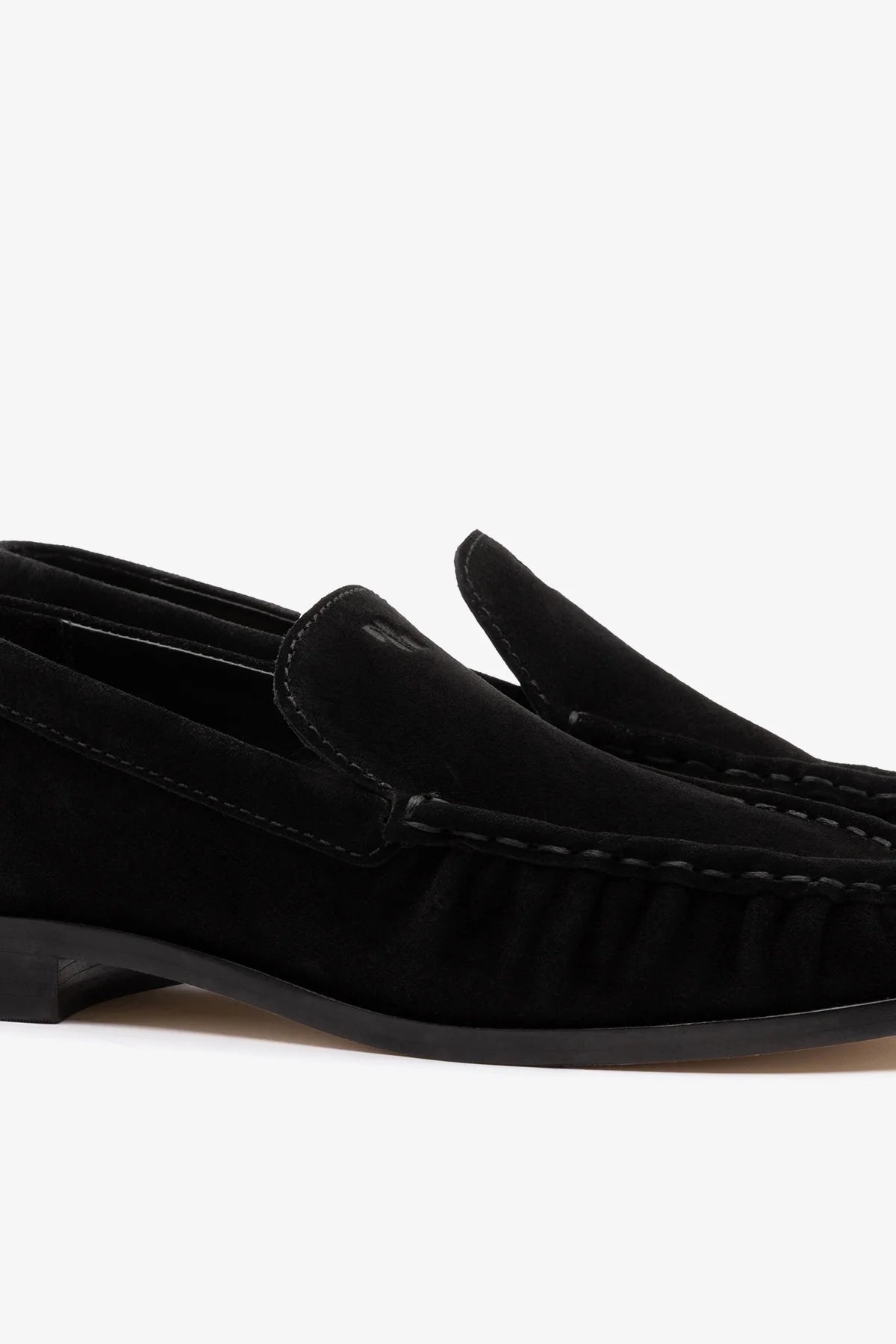 Margaux Loafer In Black Suede