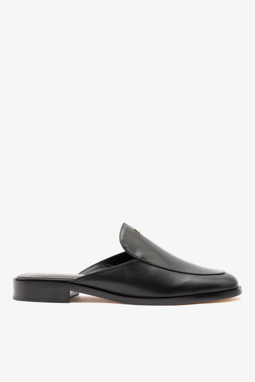 Margaux Mule Black Leather