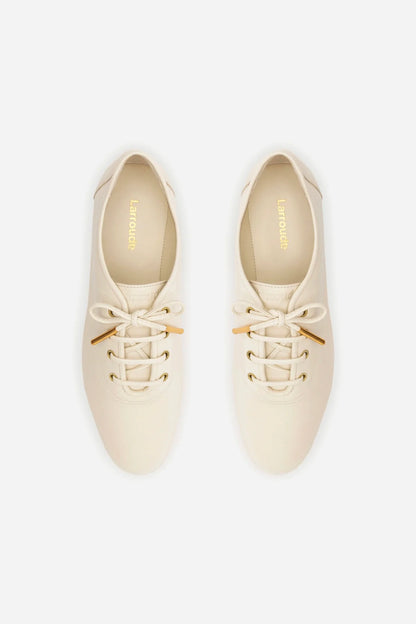 Liza Sneaker In Ivory Leather