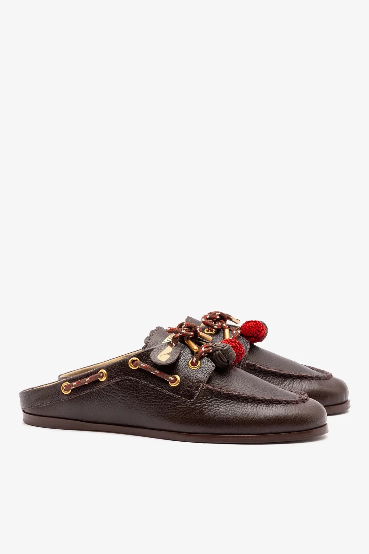 Cyprus Mule Brown Leather
