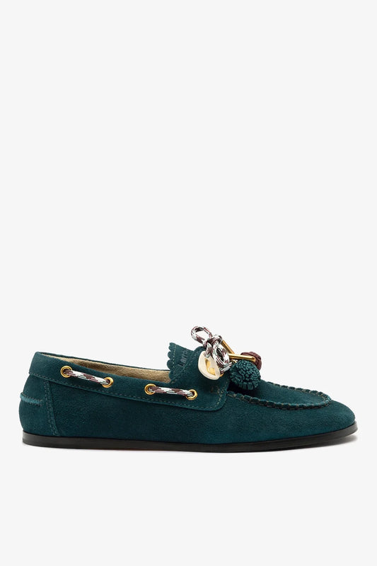 Cyprus Boat Shoe Deepsea Suede