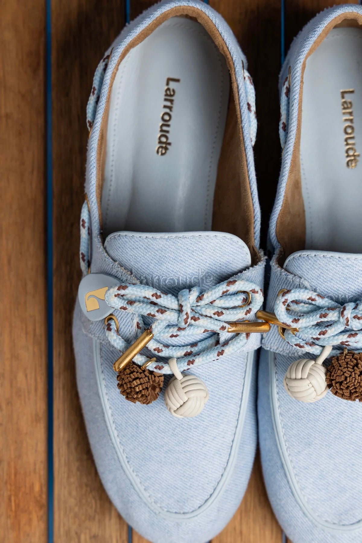 Cyprus Boat Shoe In Maya Denim