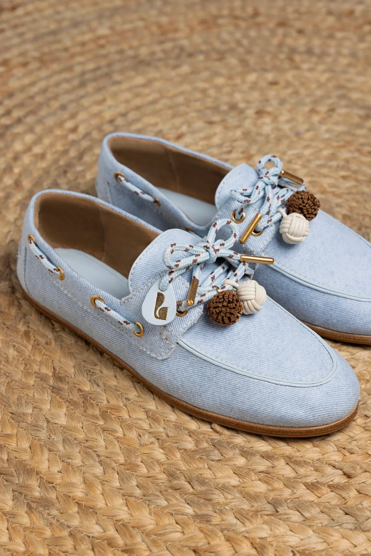 Cyprus Boat Shoe In Maya Denim