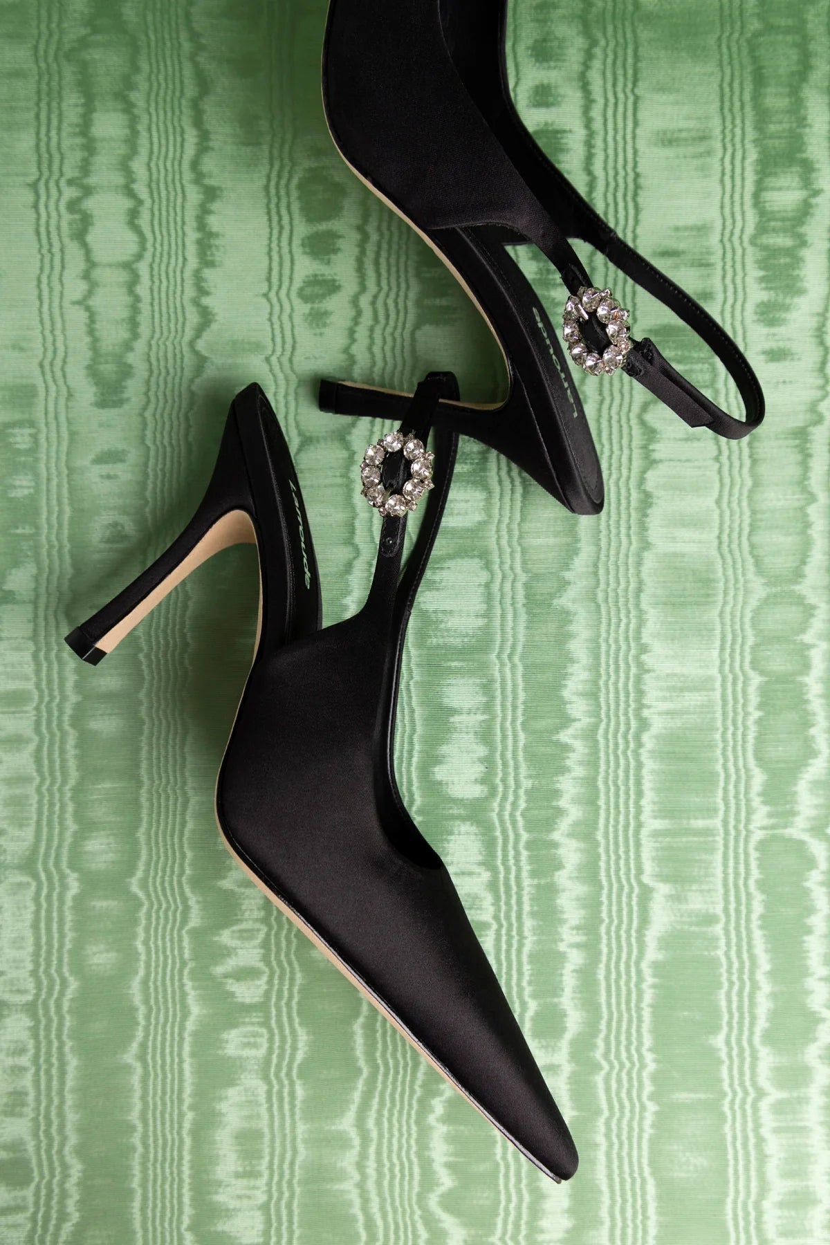 Carine Pump Black Satin