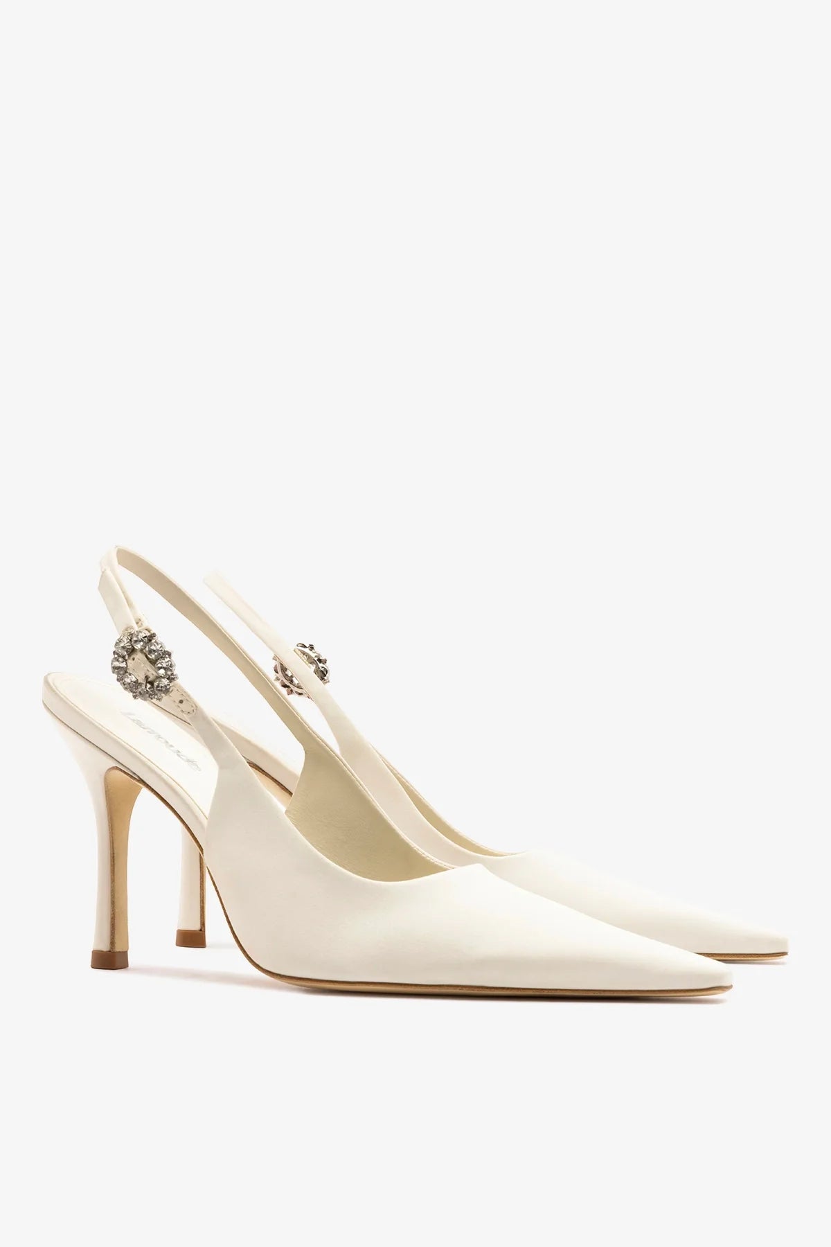 Carine Pump White Satin