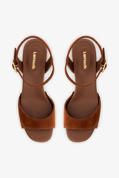 Willow Sandal Burnt Umber Suede