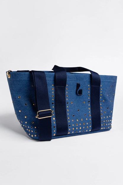 Americana Tote Bag Blue Denim
