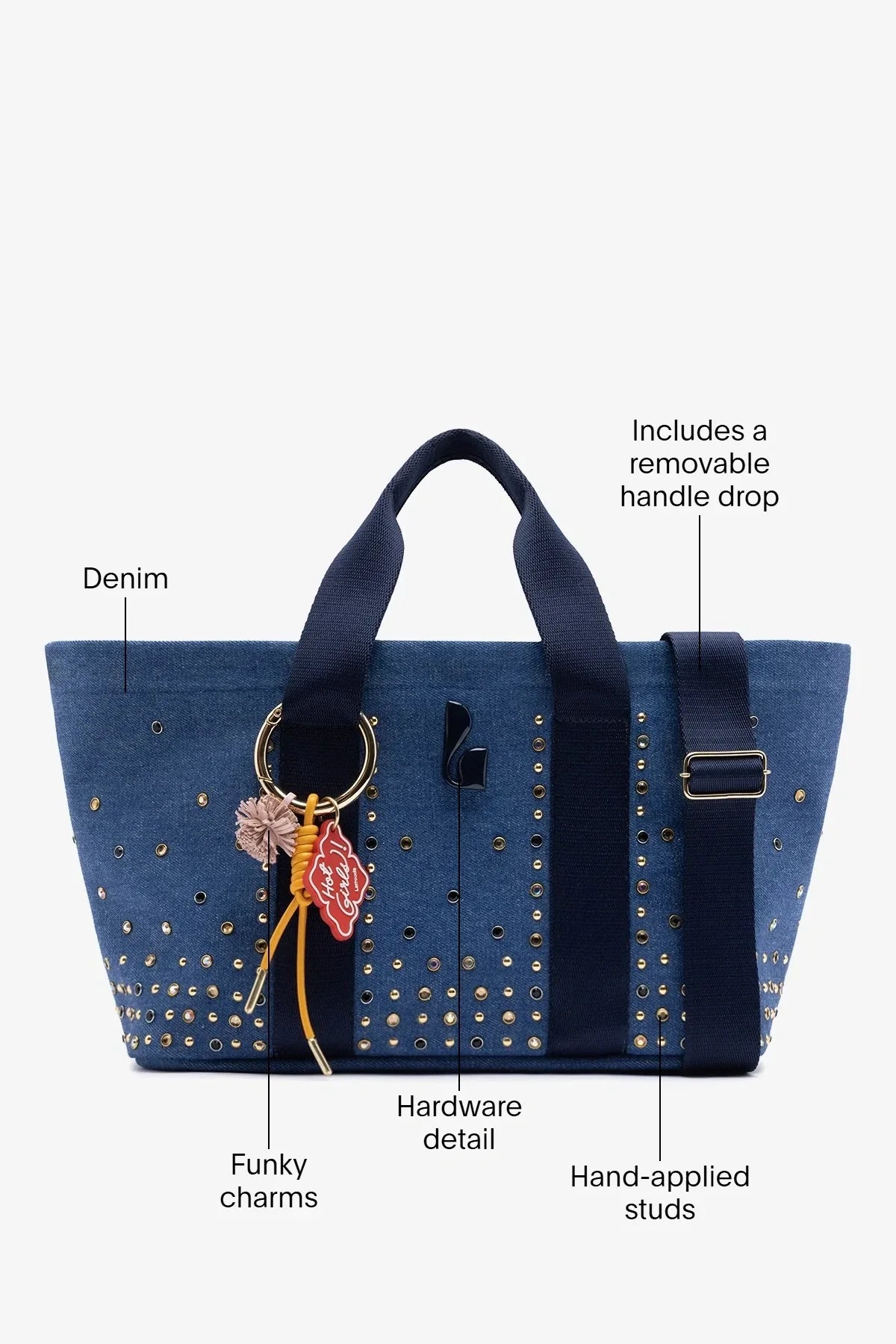 Americana Tote Bag Blue Denim