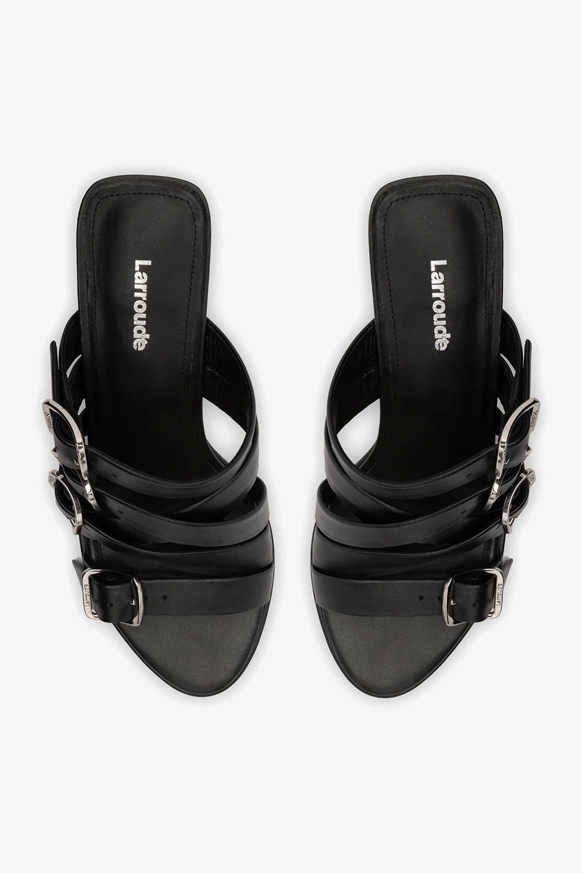 Patti Mule In Black Leather