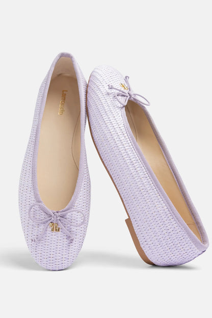 Pavlova Ballet Flat Iris Raffia