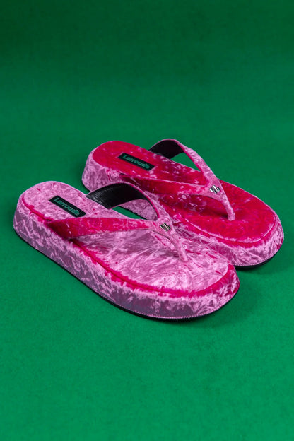 Roxy Thong Sandal Pink Velvet