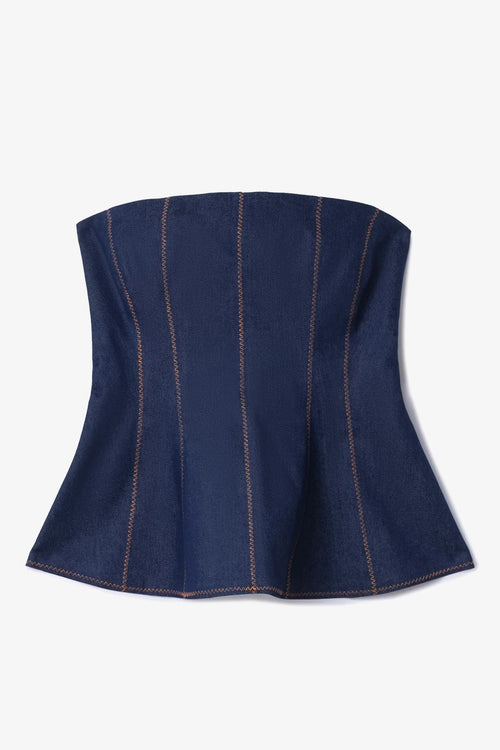 Claire Bustier Blue Denim