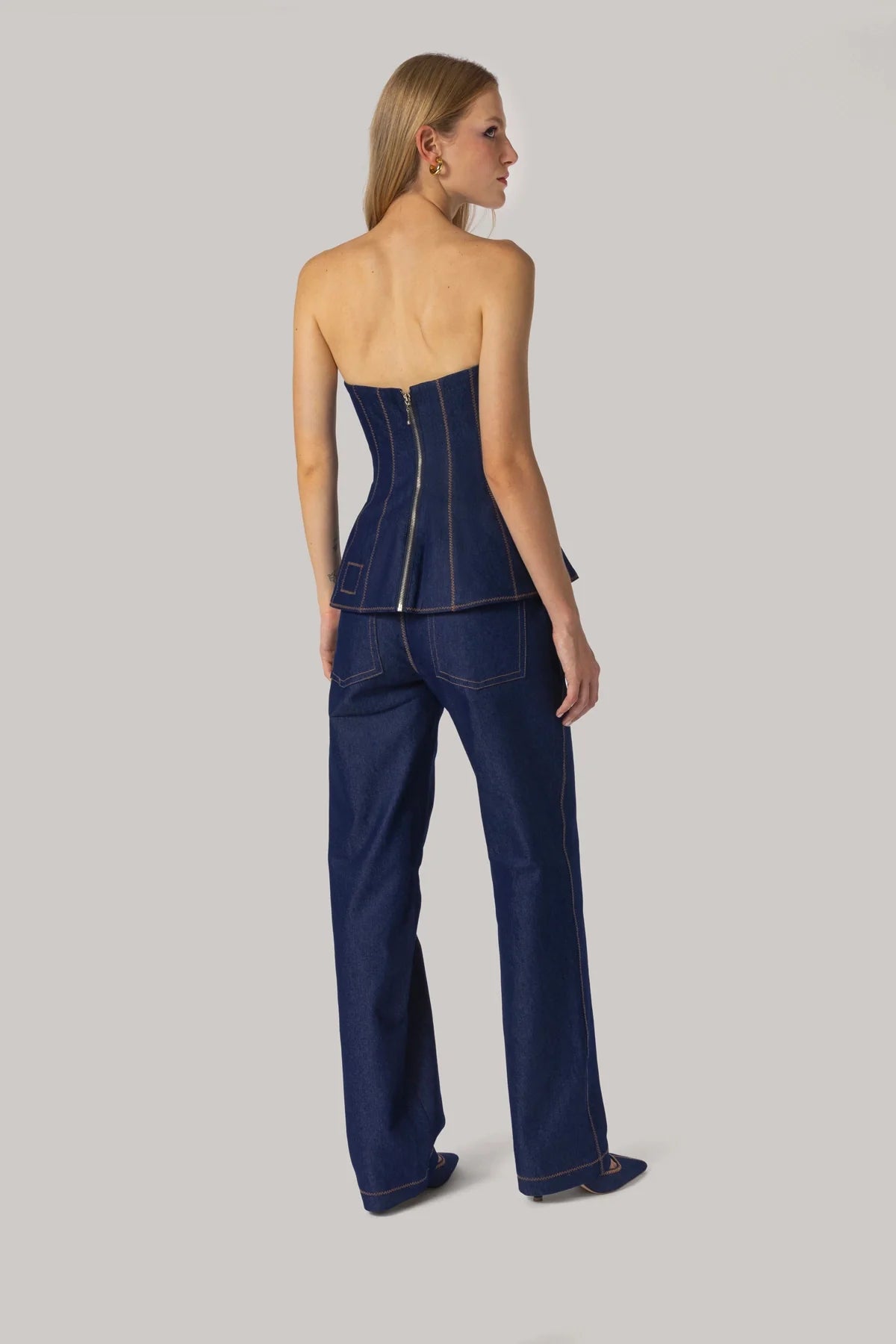 Claire Bustier Blue Denim