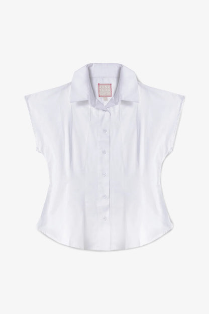 Jules Shirt White Percale