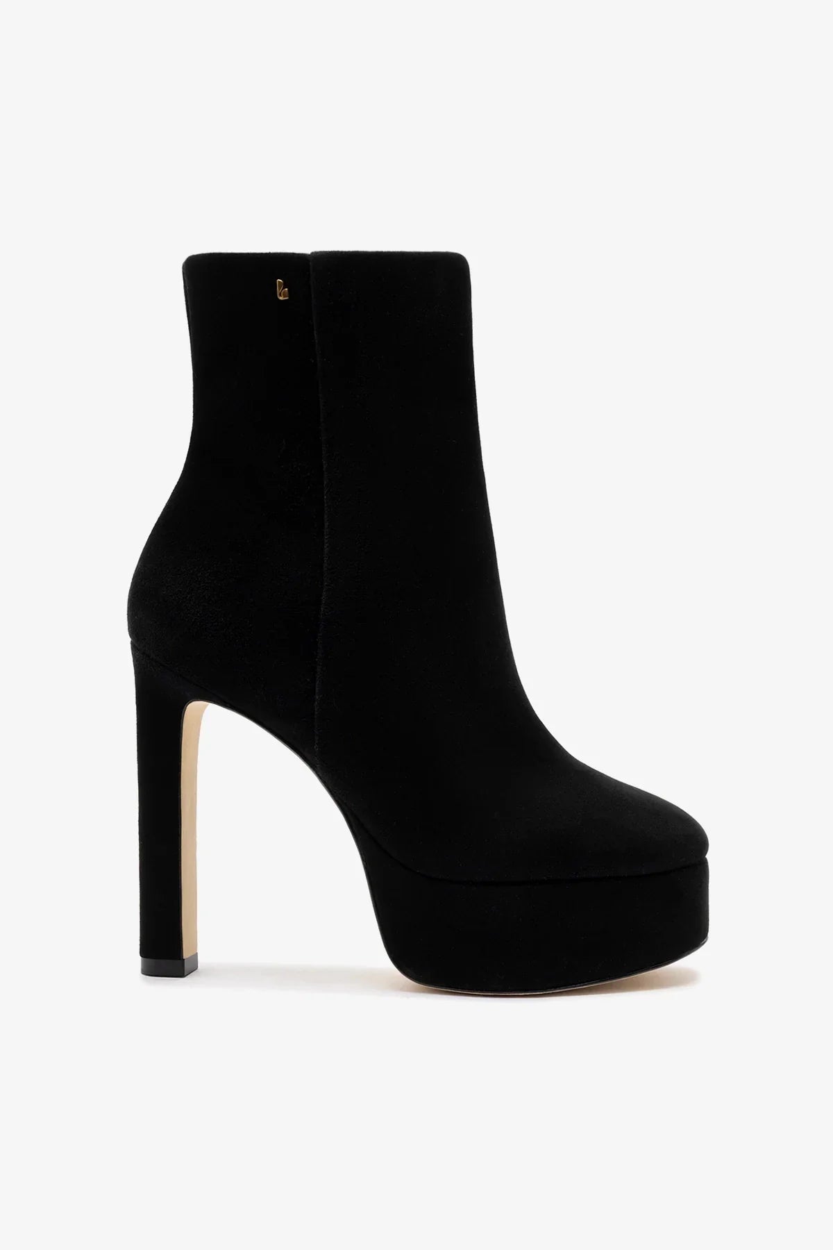 Romy Platform Boot Black Suede