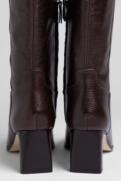 Alexis Boot Brown Leather