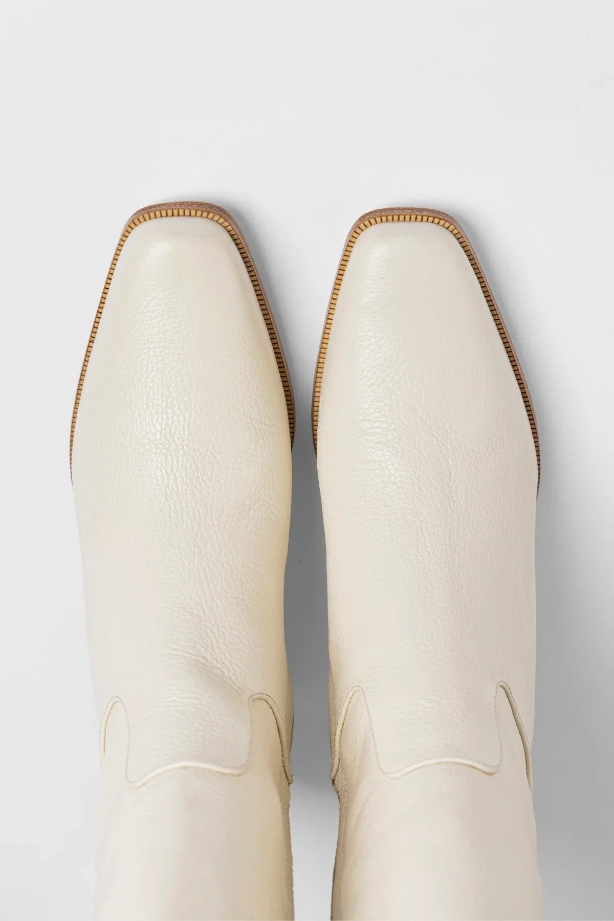 Alexis Boot Ivory Leather