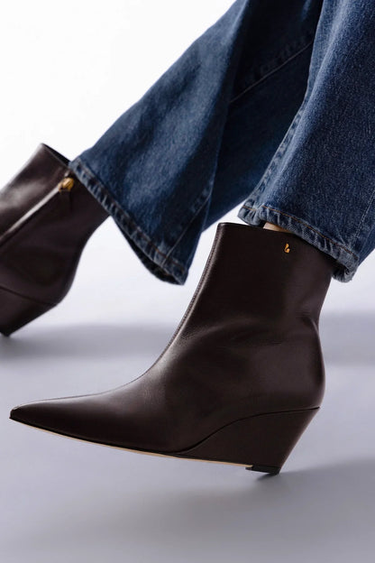 Loulou Boot Brown Leather