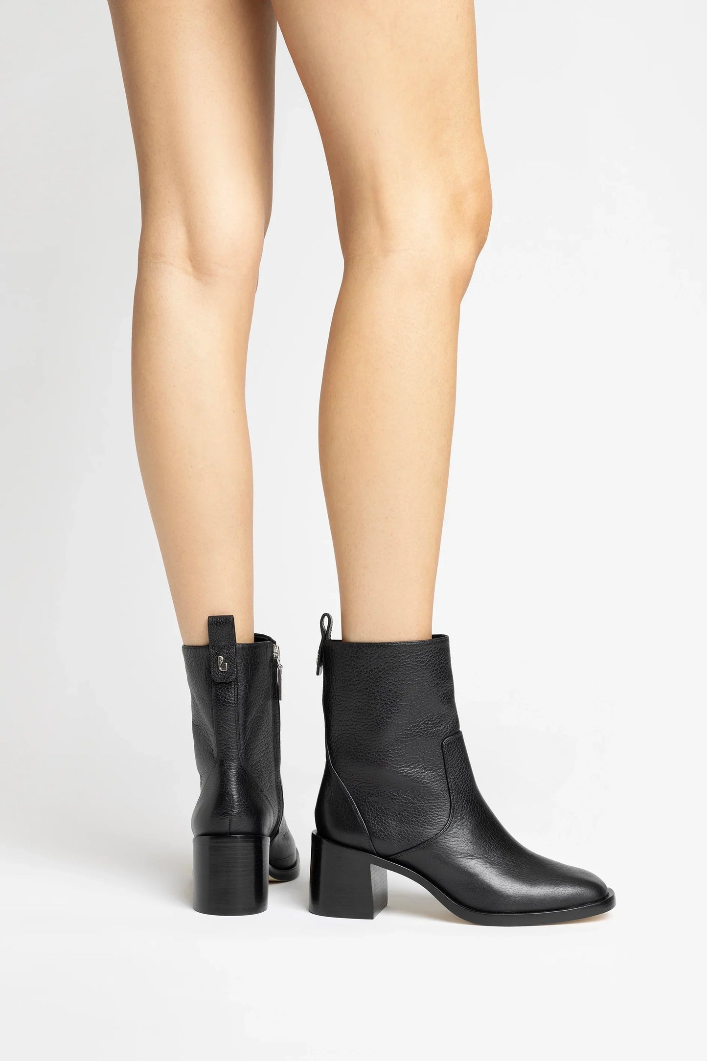 Mini Ricky Boot In Black Leather