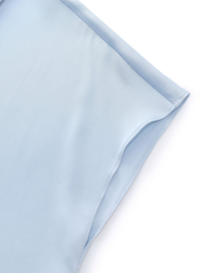 22MM Mulberry Silk Women Shirt With Silk Scarf