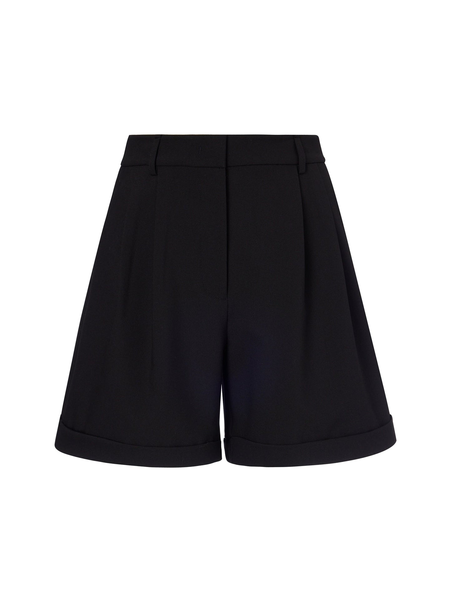 Stretch Adjustable Waist Women A-Line Shorts