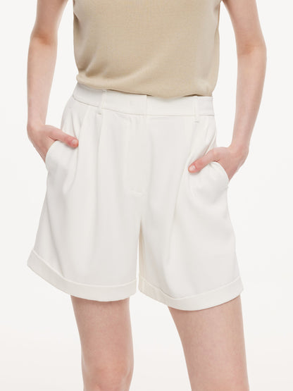 Four-Way Stretch Women A-Line Shorts