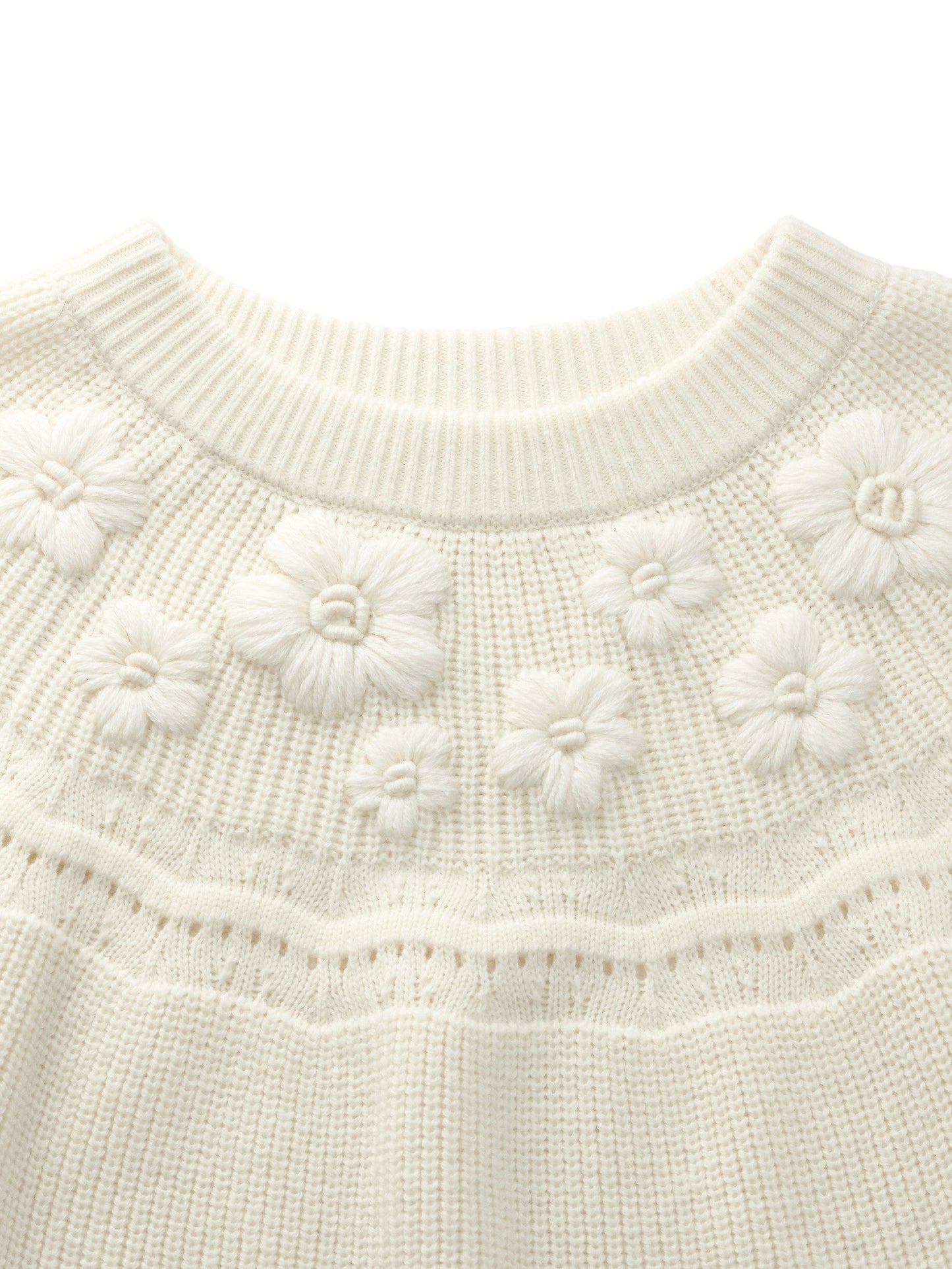 Wool Blend Embroidered Women Sweater