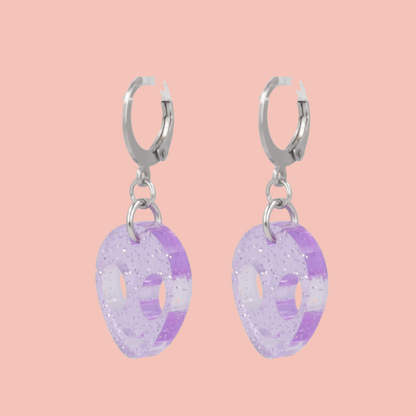 Beam Me Up! Alien Huggie Hoop Earrings