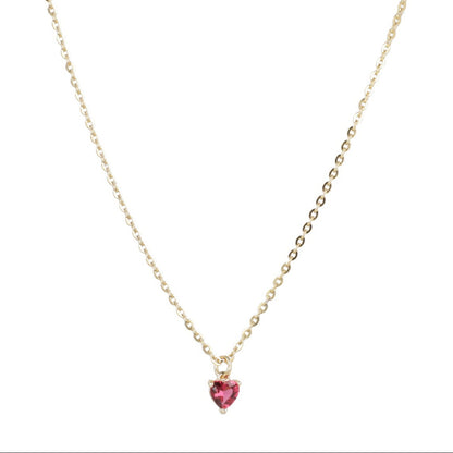 Bejewelled Heart Necklace