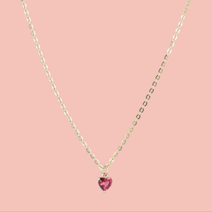 Bejewelled Heart Necklace