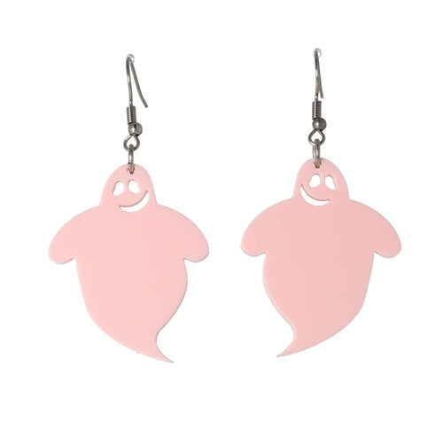 Bibbity Bobbity Boo Pink Ghost Earrings