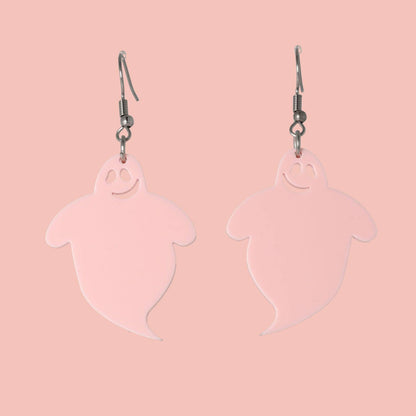Bibbity Bobbity Boo Pink Ghost Earrings