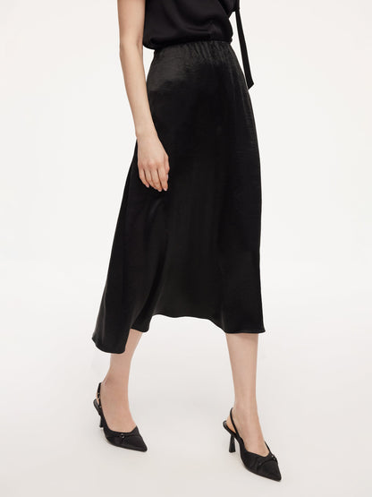 100% Acetate Women A-Line Skirt