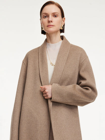 100% Cashmere Double-Faced Women Coat