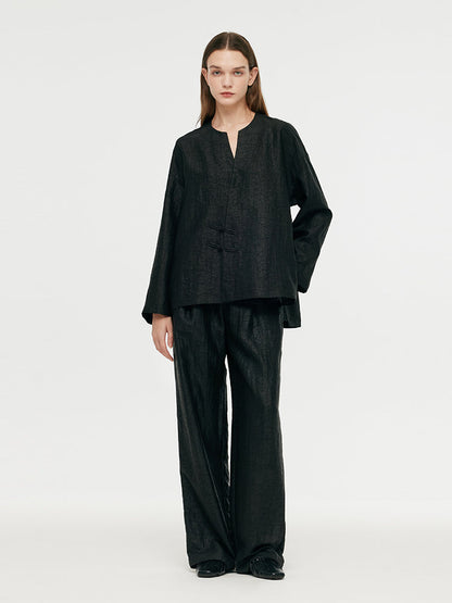 18 Momme Xiang Yun Silk Diagonal Placket Women Jacket