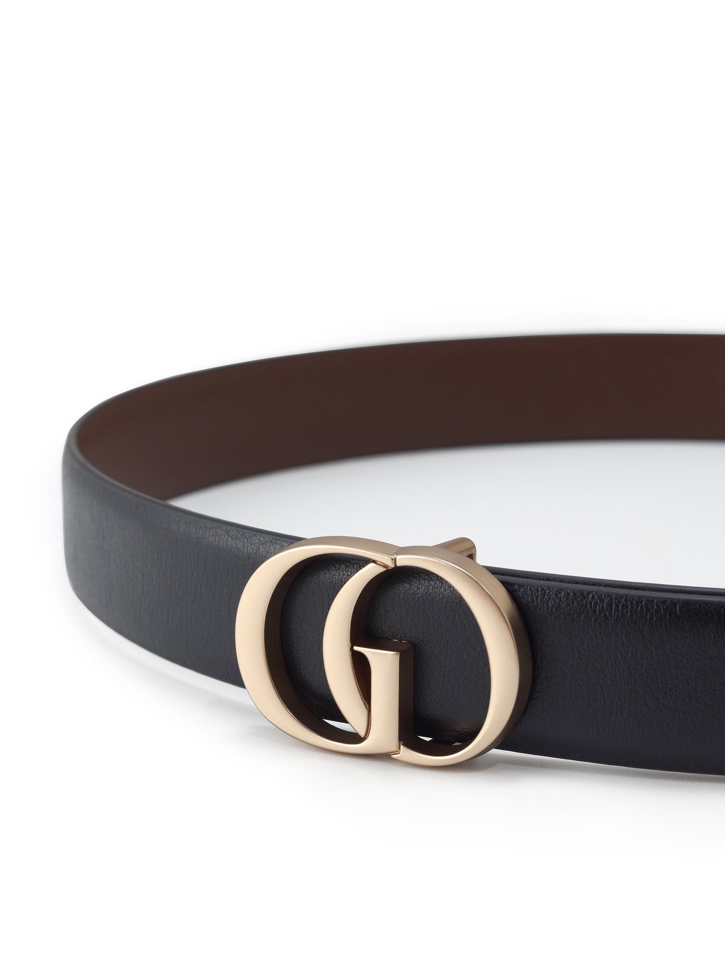 GO Letter Women Leather Belt Size Medium
