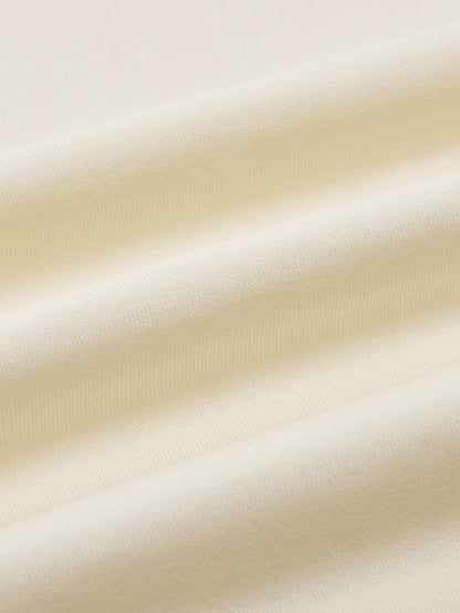 Cotton Side Twist Women T-Shirt With Detachable Beaded Chain