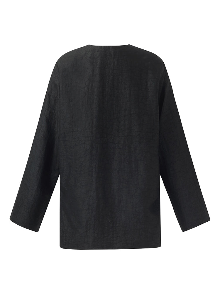 18 Momme Xiang Yun Silk Diagonal Placket Women Jacket