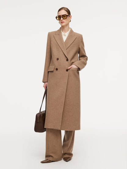Washable Wool Cashmere Blend Women Overcoat