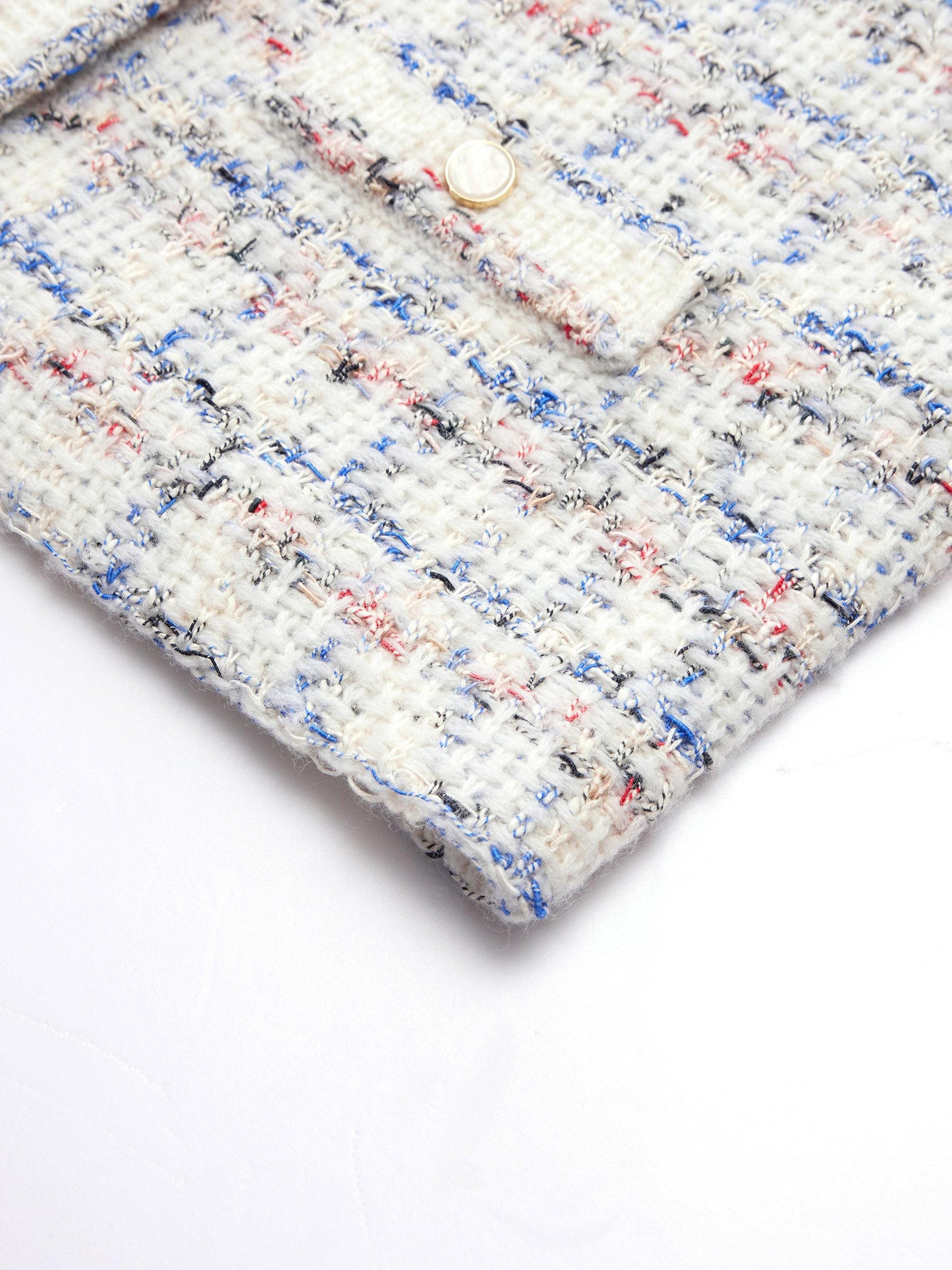 Wool Blend Jacquard Women Cardigan