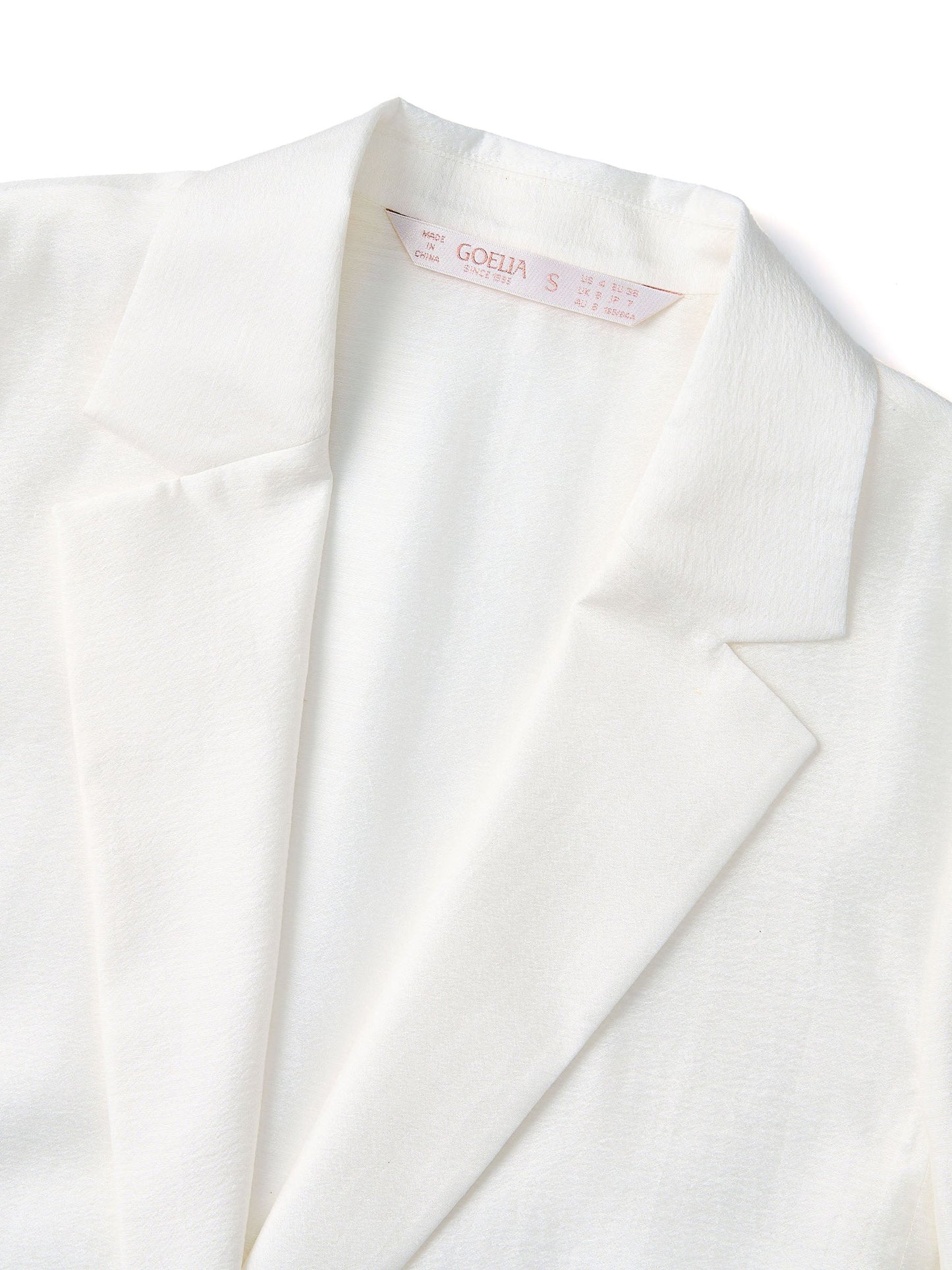 Tencel Acetate Blend 3/4 Sleeve Women Blazer