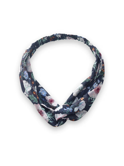 10MM Mulberry Silk Floral Print Women Ruffle V-Neck Blouse