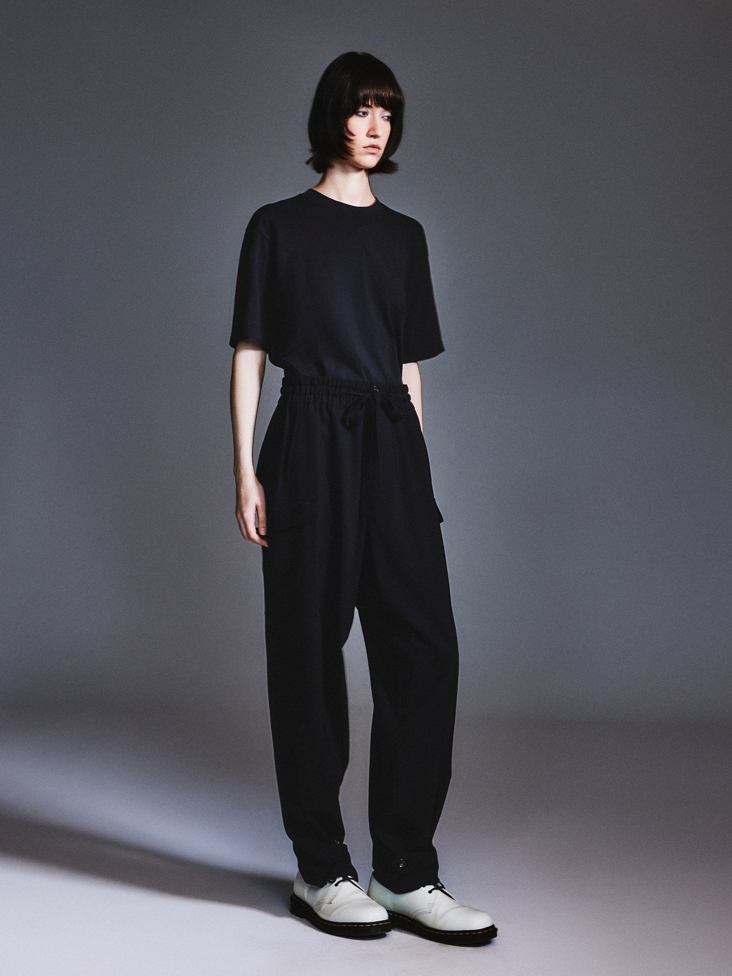 Machine Washable Wool Blend Unisex Straight Leg Pants