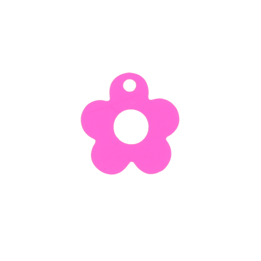 Blooming Botanicals Flower Charm (Hot Pink)